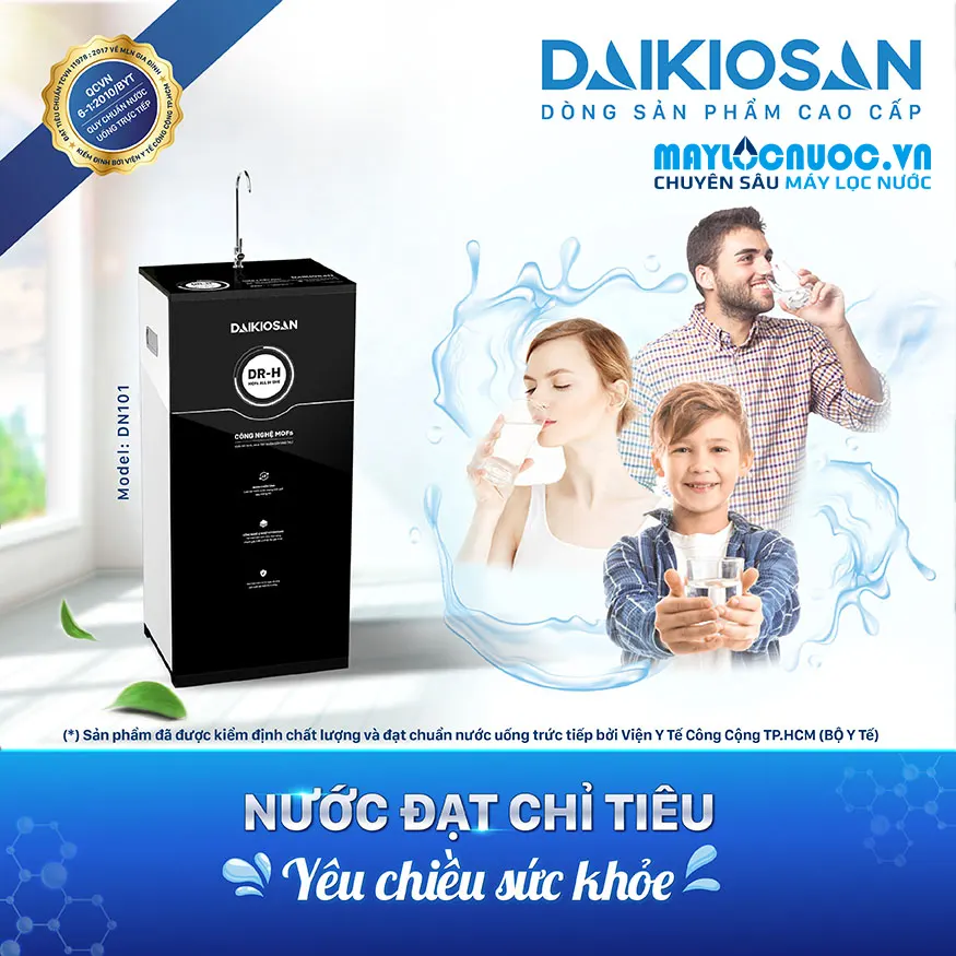 Máy lọc nước RO Dr.H 2D Daikiosan DN101